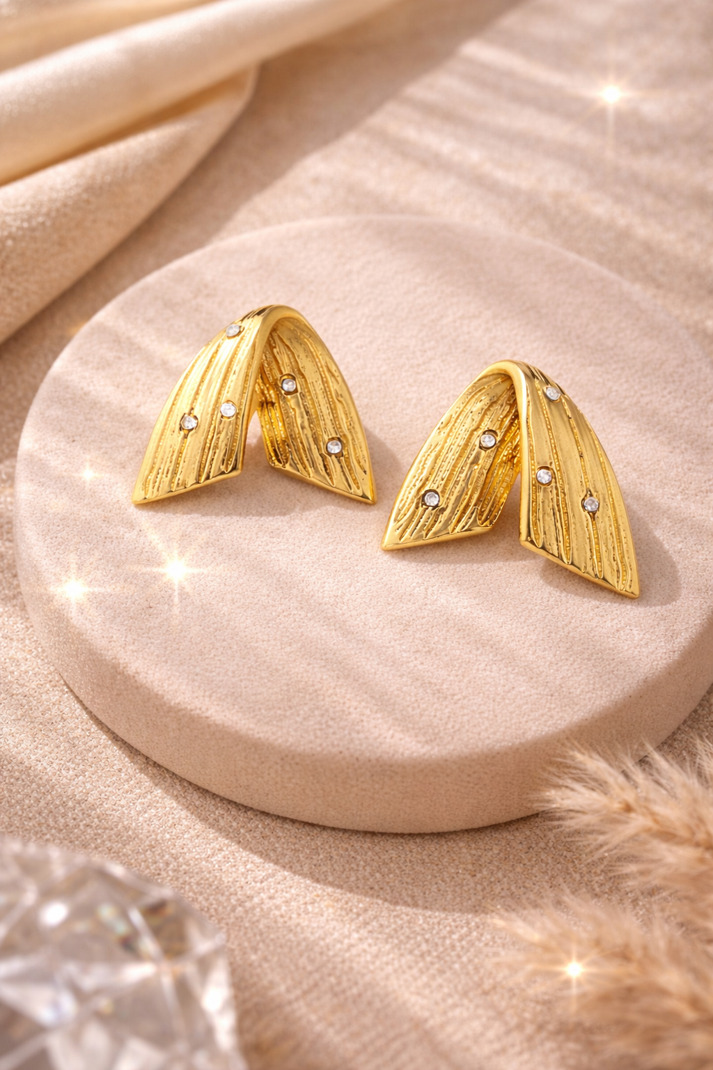 Gilded Wing Studs