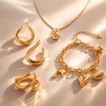 The Luxe Gold Edit – Premium Jewellery Combo for Women's