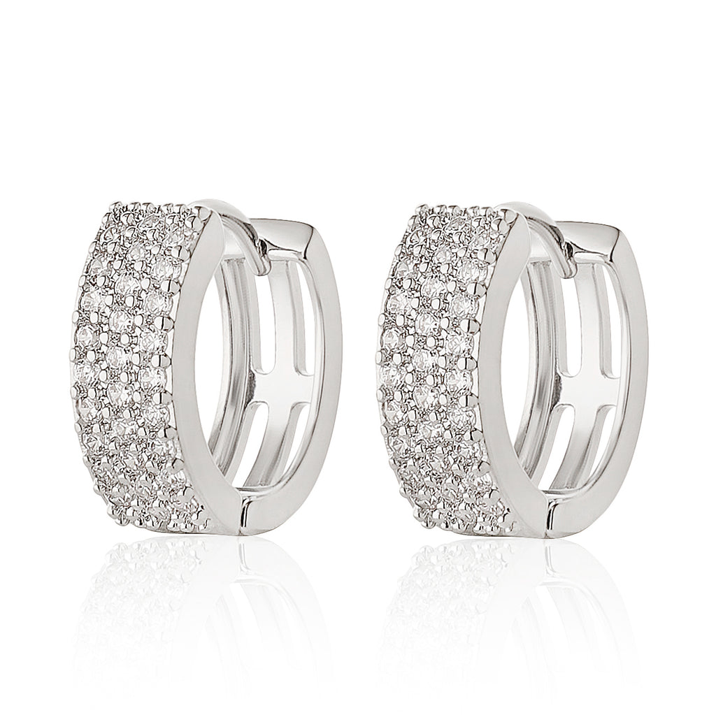 ORION Mini Pave Hoops
