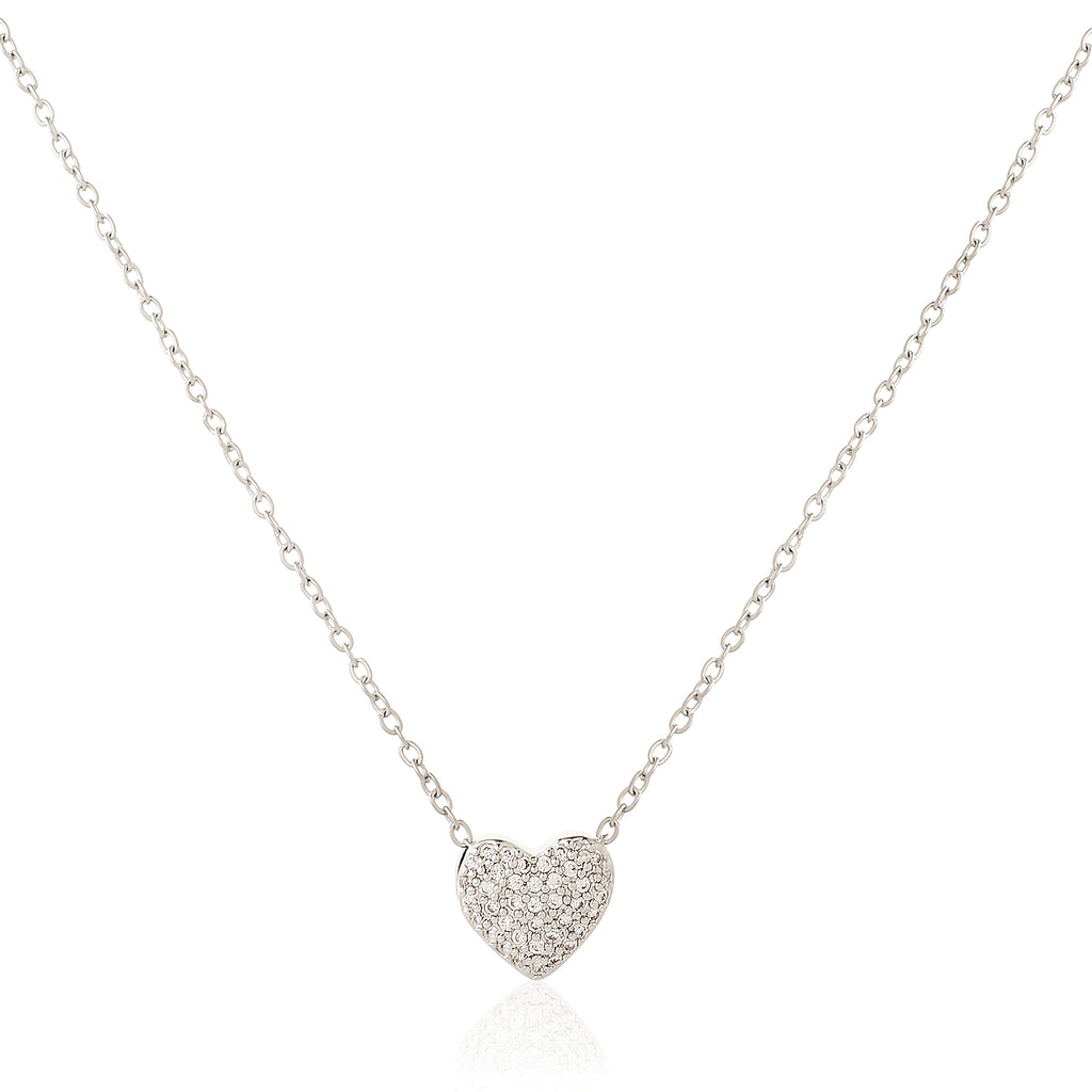 Eternal Spark Heart Necklace