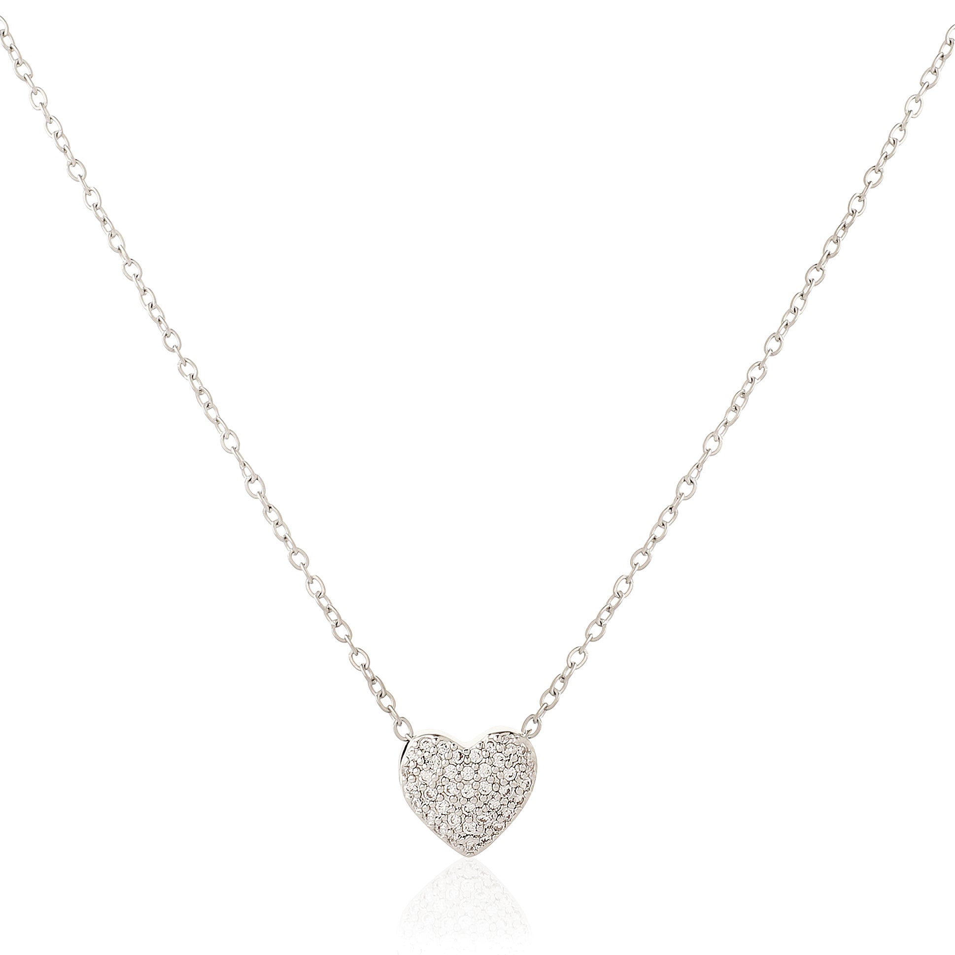 Eternal Spark Heart Necklace