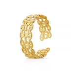 Aurelia Gold Interlink Cuff