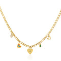 Celeste Evil Eye Charm Necklace