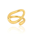 Fluid Form Open Ring