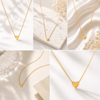 Elegant Heart Charm Gold Necklace – Timeless Luxury Redefined