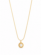 Roman Dial Gold Pendant Necklace – Timeless Elegance Redefined