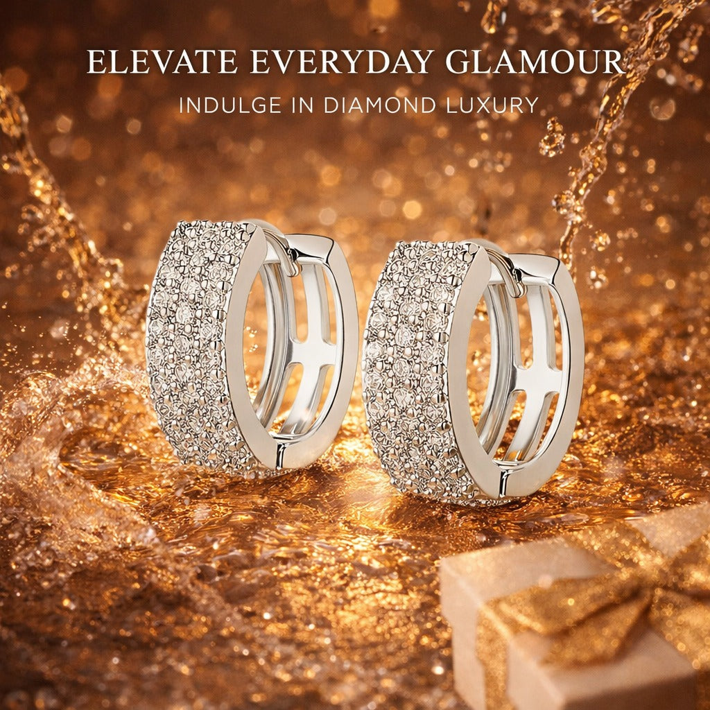 ORION Mini Pave Hoops