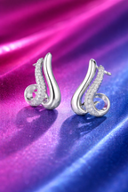 Lumiere Wave Studs – 925 Sterling Silver